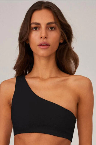 Undress Code Girlish Charm Bikini Top Black - Bombing Bubble