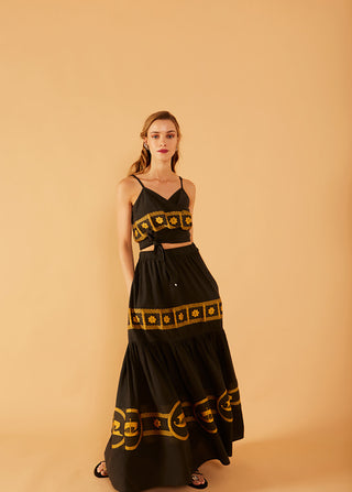 Nema Resort Wear Kathrine Maxi Skirt - Bombing Bubble
