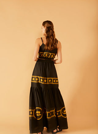 Nema Resort Wear Kathrine Maxi Skirt - Bombing Bubble