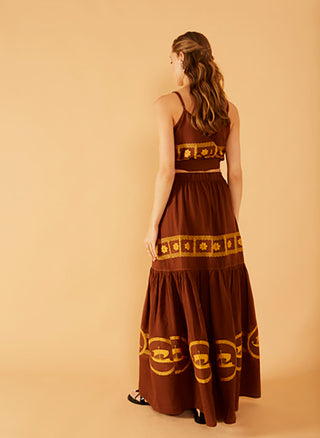 Nema Resort Wear Kathrine Maxi Skirt - Bombing Bubble