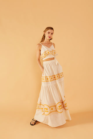 Nema Resort Wear Kathrine Maxi Skirt - Bombing Bubble