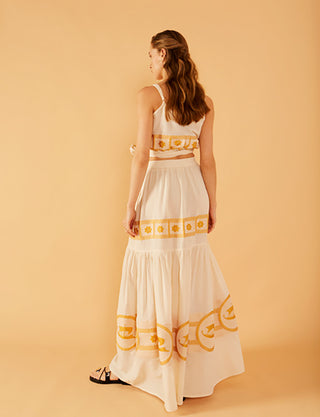 Nema Resort Wear Kathrine Maxi Skirt - Bombing Bubble