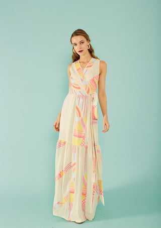 Nema Resort Wear Maxi Dress - Bombing Bubble
