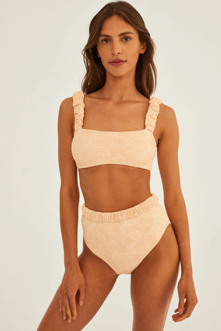 Undress Code Good Luck Charm Bikini Top Yellow - Bombing Bubble