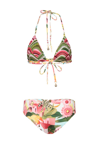 APRIL AURELIANO TRIANGLE BIKINI TOP