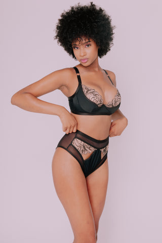 Magritte Ready Made Monowire Bra: Black