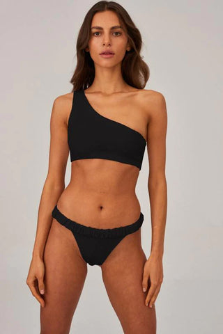 Undress Code Girlish Charm Bikini Top Black - Bombing Bubble