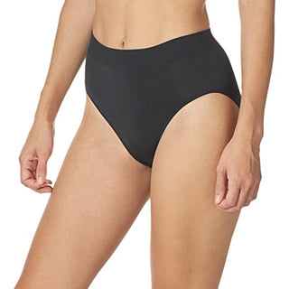 Wacoal Women's B-Smooth High-Cut Panty, Black, Large