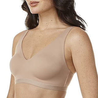 Warner's womens Cloud 9 Super Soft, Smooth Invisible Look Wireless Lightly Lined Comfort Rm1041a T Shirt Bra, Toasted Almond, Large US