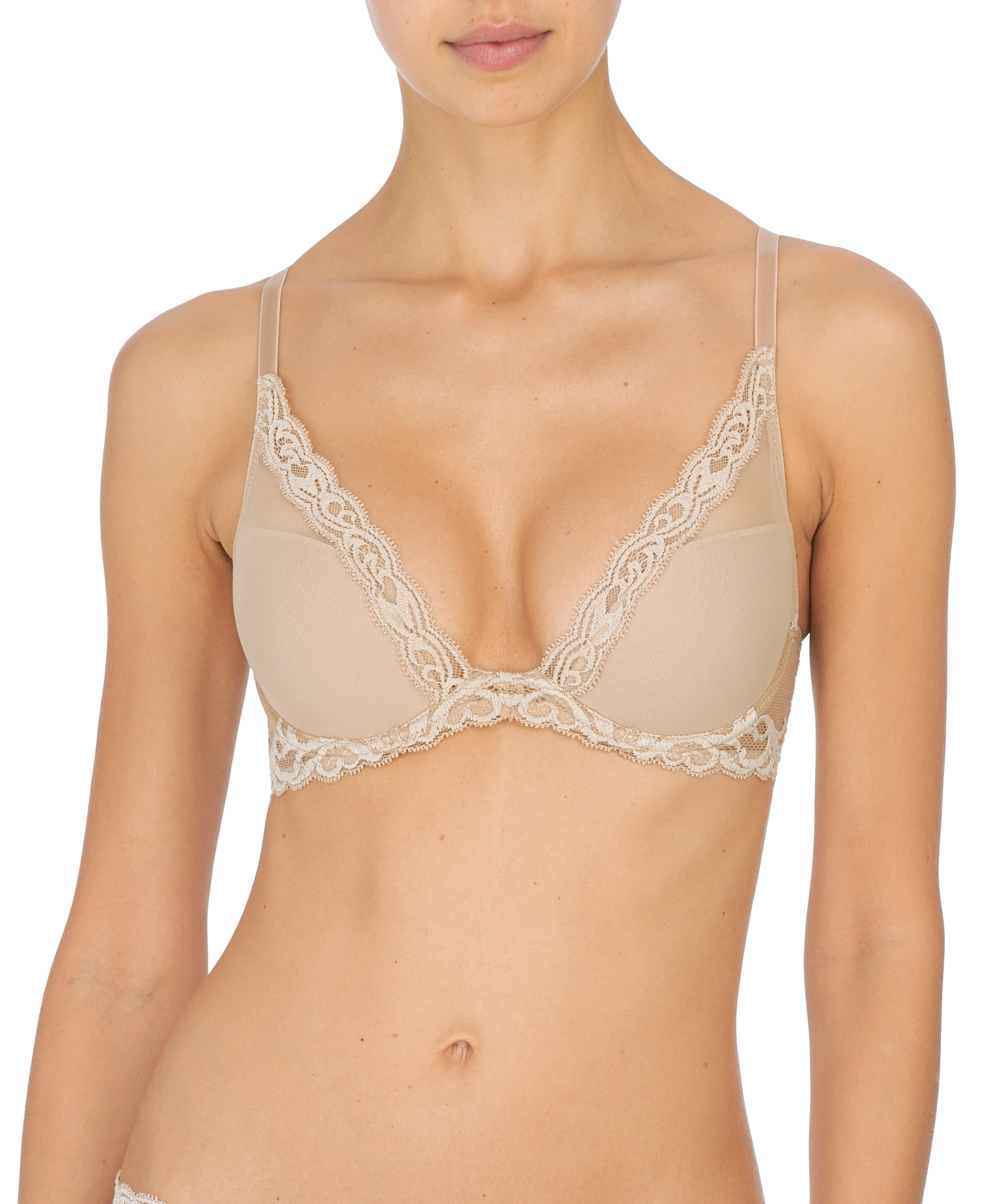 Bralette Bikini Top - White Rib – Pure Bliss Bikinis